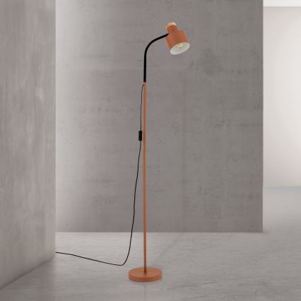 Stehleuchte GILI 1xE27/40W/230V ziegelrot