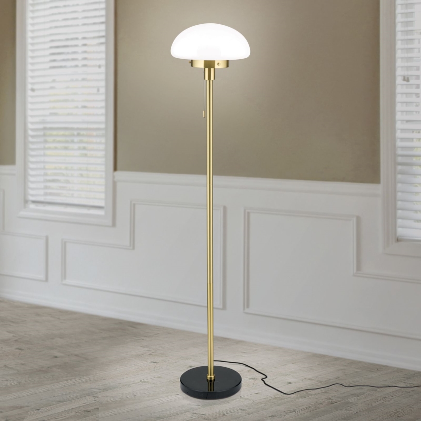 Stehleuchte SPARTA 1xE27/40W/230V golden/schwarz