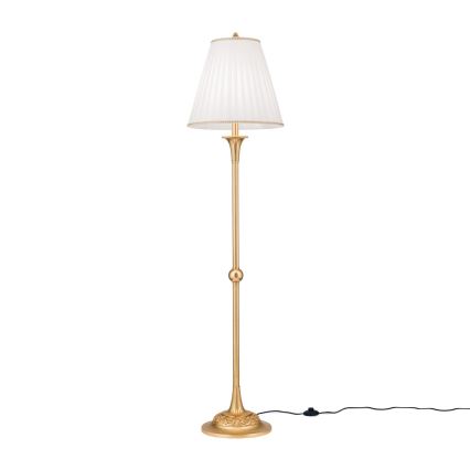 Stehleuchte FONSA 1xE27/60W/230V weiß/golden