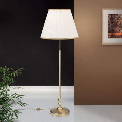 Stehleuchte TONIA 2xE27/60W/230V 154 cm weiß/bronzen