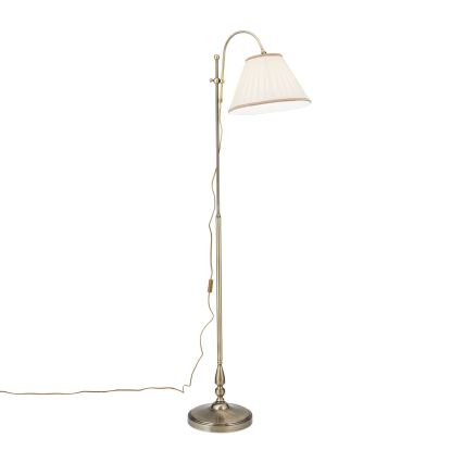 Stehleuchte TONIA 1xE27/60W/230V 183 cm weiß/bronzen
