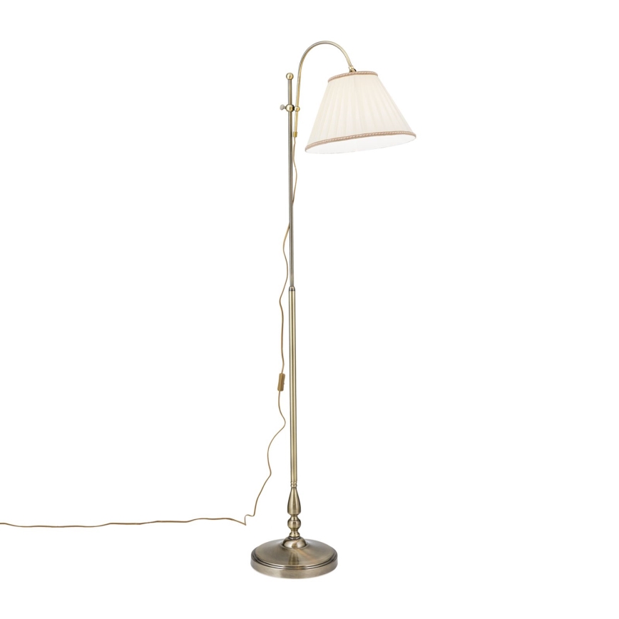 Stehleuchte TONIA 1xE27/60W/230V 183 cm weiß/bronzen