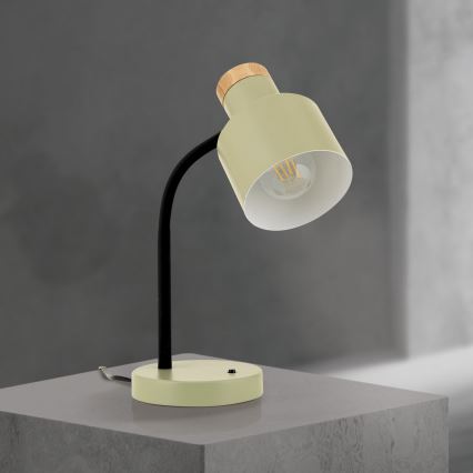 Tischlampe GILI 1xE27/40W/230V grün