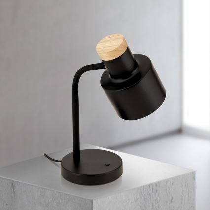 Tischlampe GILI 1xE27/40W/230V schwarz