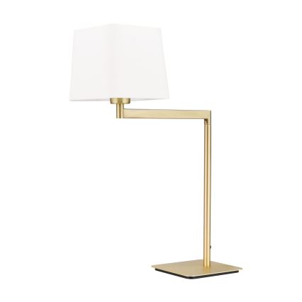 Tischleuchte CARLTON 1xE27/40W/230V weiß/golden