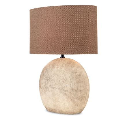 Tischleuchte ETHNO 1xE27/60W/230V Keramik braun/beige