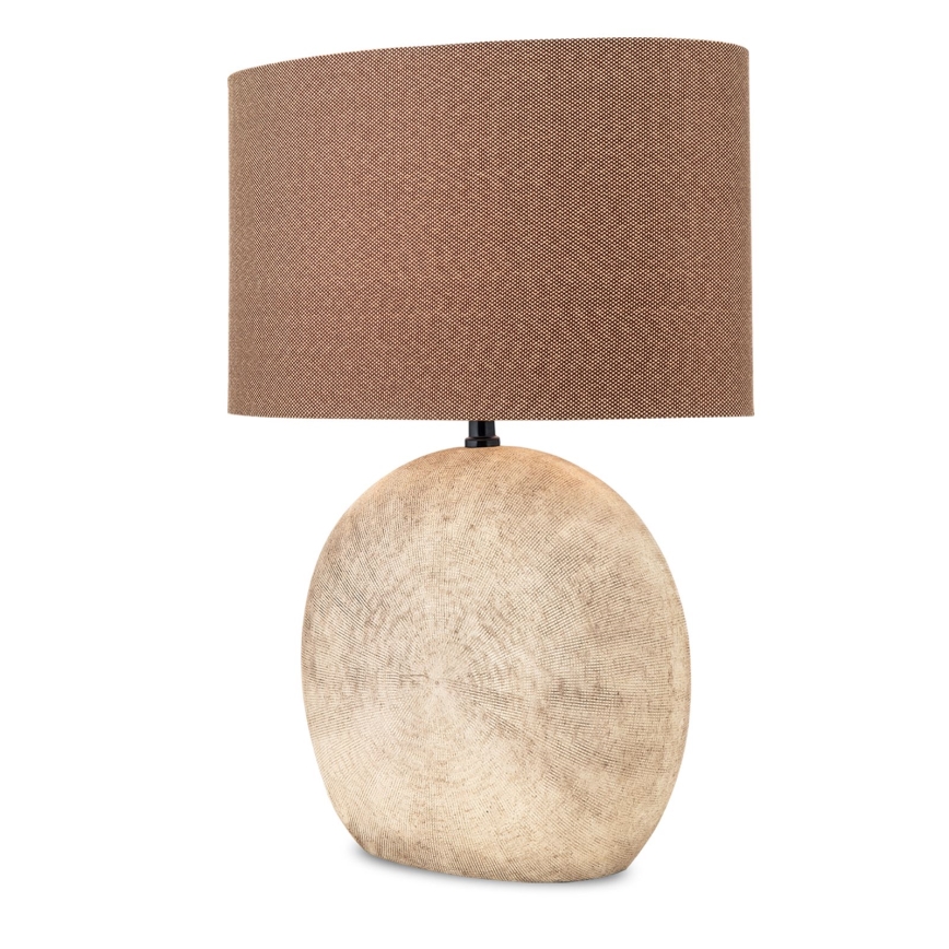 Tischleuchte ETHNO 1xE27/60W/230V Keramik braun/beige