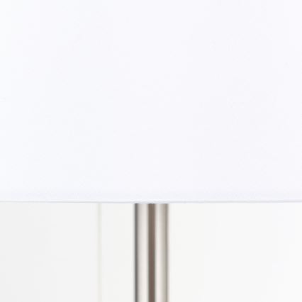 Tischleuchte mit USB-Anschluss LUDWIG 1xE27/40W/230V 50 cm weiß/matt Chrom