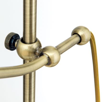 Tischleuchte OLD LAMP 1xE27/40W/230V 65 cm weiß/Messing