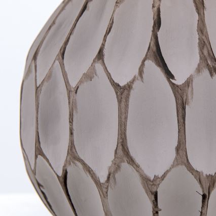 Tischleuchte PINIA 1xE14/25W/230V Keramik beige/grau