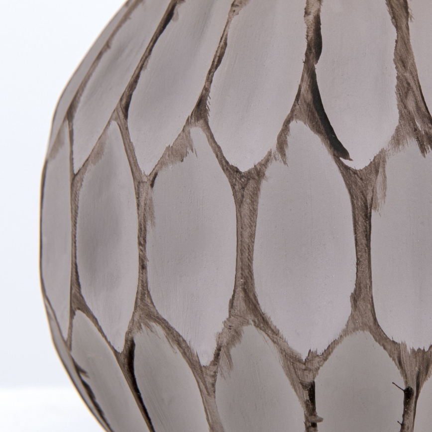 Tischleuchte PINIA 1xE14/25W/230V Keramik beige/grau