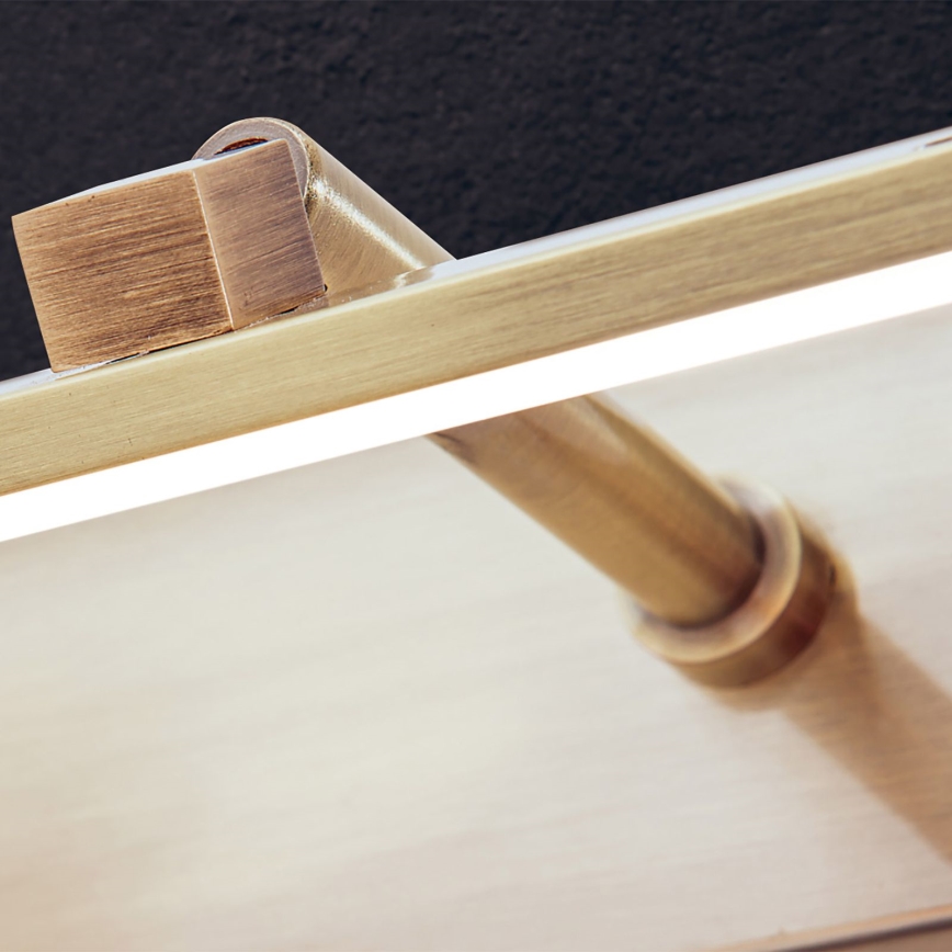 LED-Bilderleuchte PUBLIO LED/15W/230V 75 cm golden/Patina