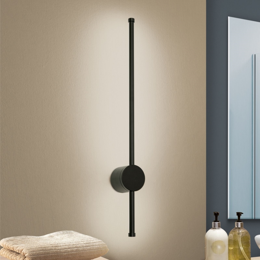 LED-Spiegelbeleuchtung für Badezimmer FERDINAND LED/12W/230V IP54 schwarz