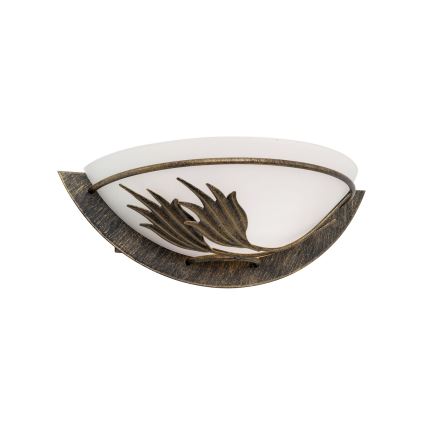 Wandleuchte FLEUR 1xE14/60W/230V bronzen