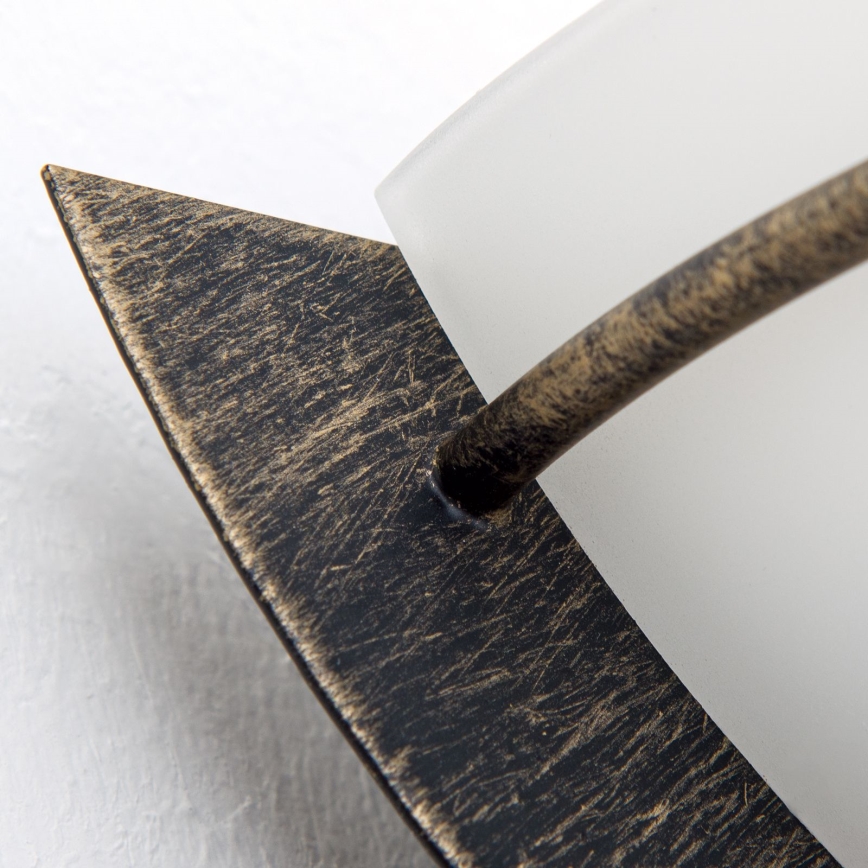 Wandleuchte FLEUR 1xE14/60W/230V bronzen