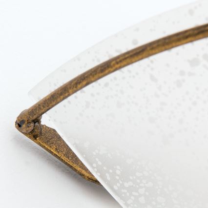 Wandleuchte LUCA 1xE27/60W/230V bronzen/Patina