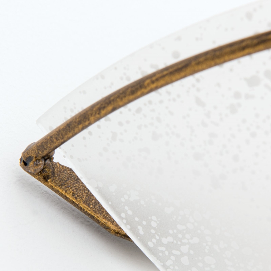 Wandleuchte LUCA 1xE27/60W/230V bronzen/Patina