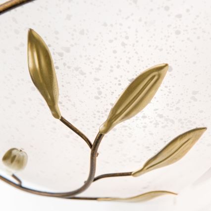 Wandleuchte LUCA 1xE27/60W/230V bronzen/Patina