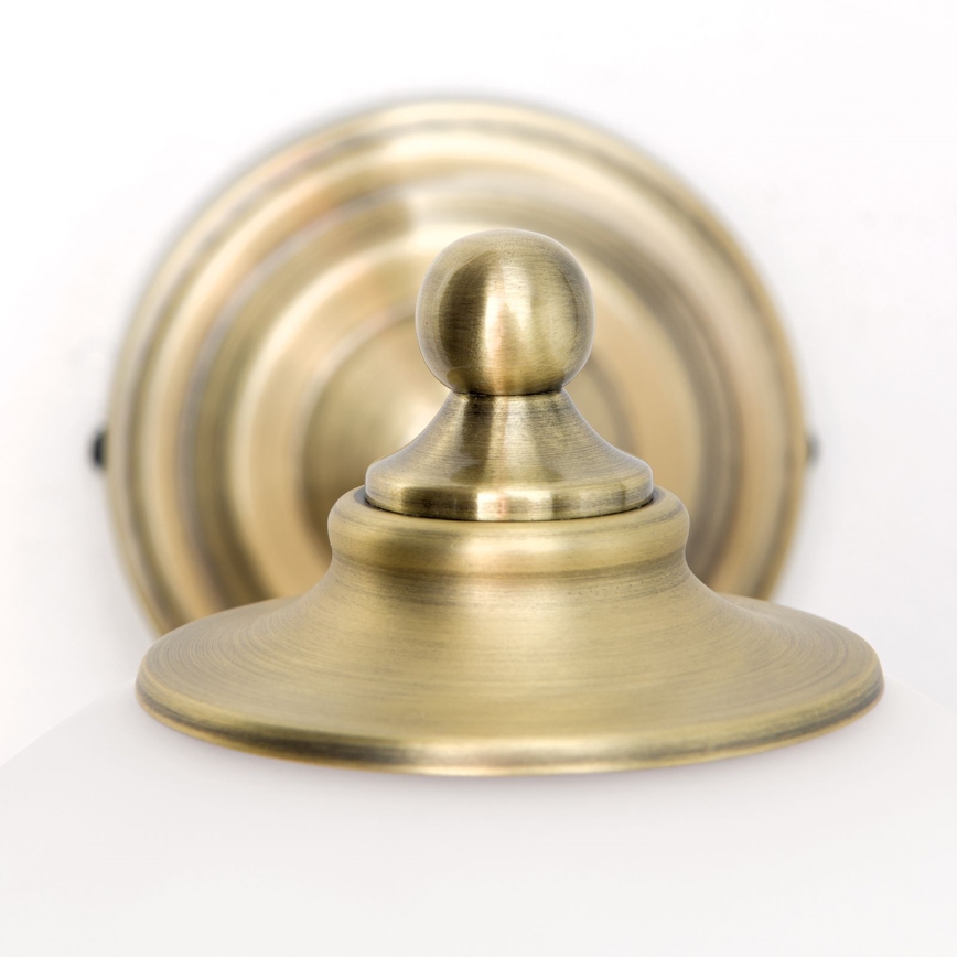 Wandleuchte OLD LAMP 1xE27/40W/230V weiß/Messing