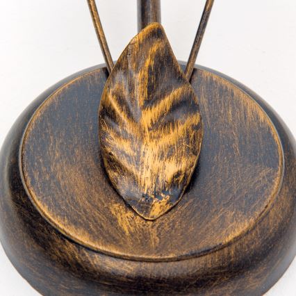 Wandleuchte SISI 1xE14/40W/230V bronzen/Patina