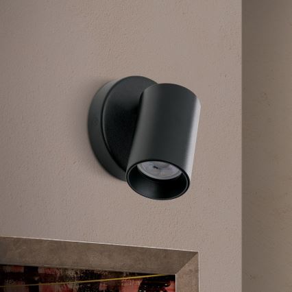 Wandspot SEAN 1xGU10/13W/230V schwarz