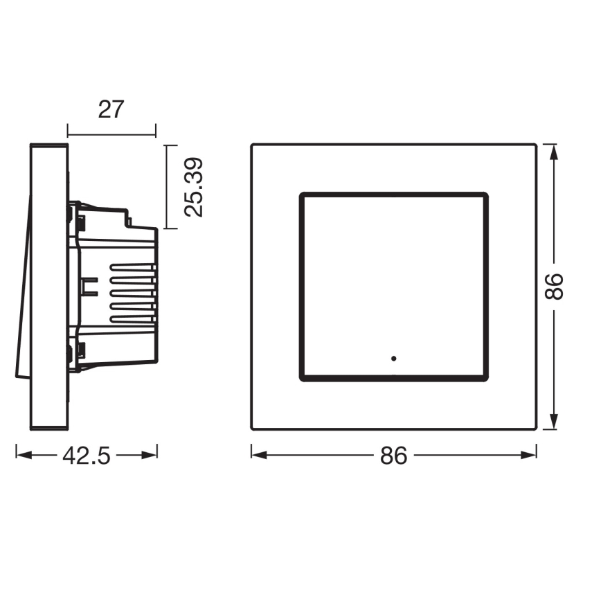 Osram - 1-Tasten-Schalter SMART+ MATTER 230V Wi-Fi