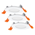 Osram - 3er-Set LED-Einbauleuchte SLIM, 4,5 W, 230 V