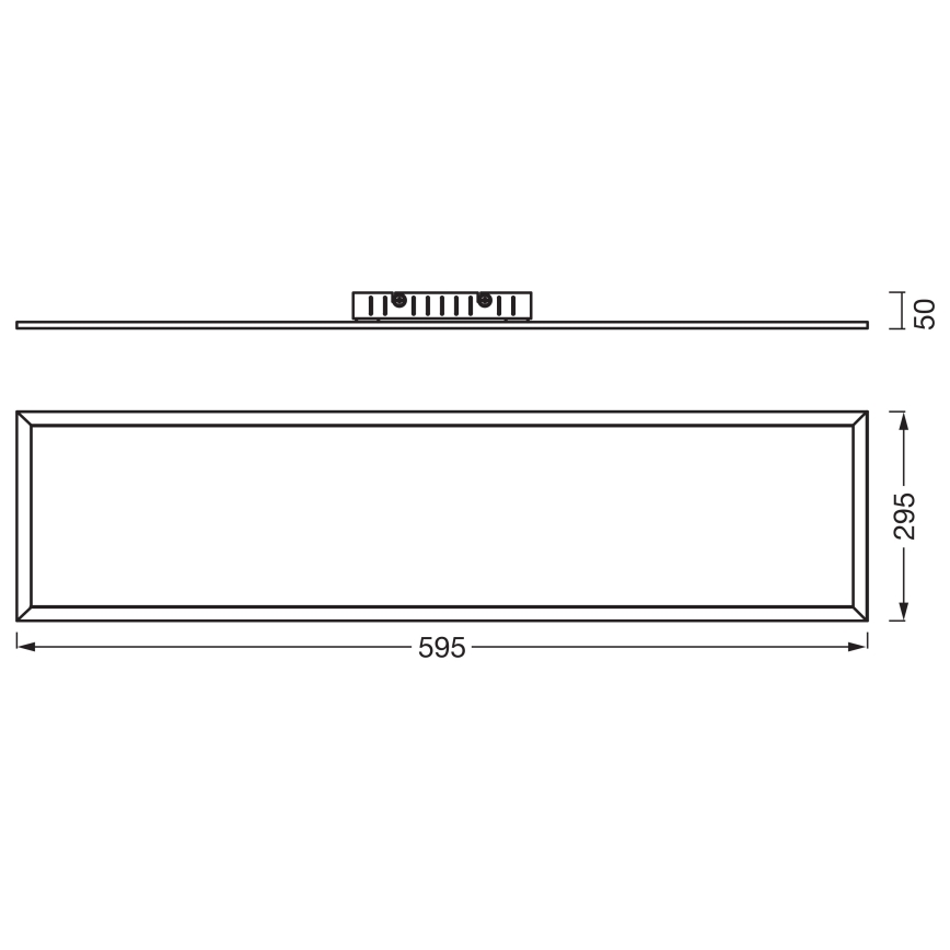 Osram - Aufbau-LED-Panel PLANON LED/22W/230V 4000K 30x60 cm weiß