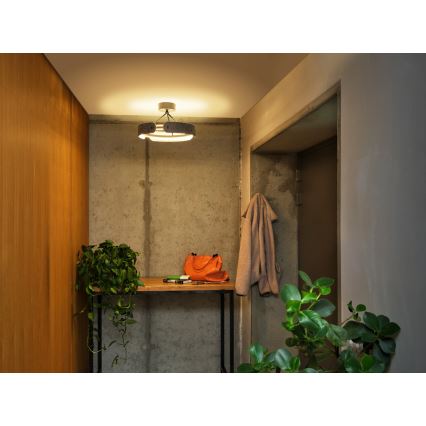 Osram - Aufgesetzte LED-Deckenleuchte DECOR CURVE LED/33W/230V Ø 43 cm grau