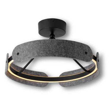 Osram - Aufgesetzte LED-Deckenleuchte DECOR CURVE LED/33W/230V Ø 43 cm grau