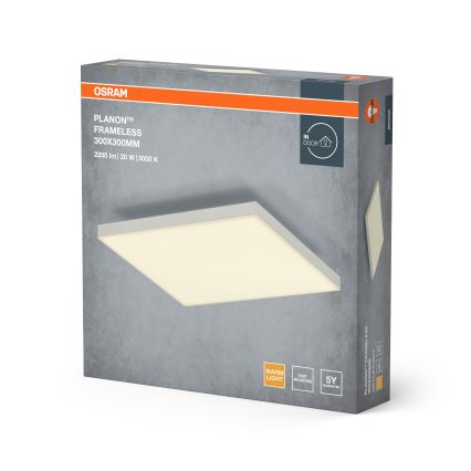 Osram - Aufputz-LED-Panel PLANON LED/20W/230V 3000K 30x30 cm Weiß