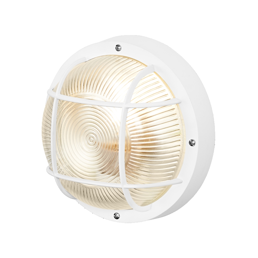 Osram - Außen-Wandleuchte BULKHEAD 1xE27/10W/230V Ø 19 cm IP54 weiß