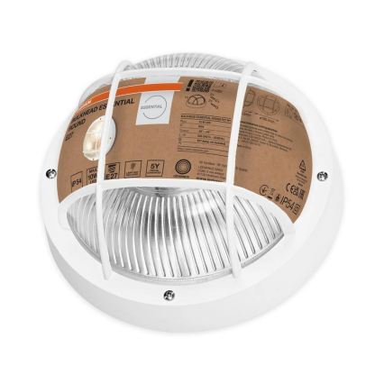 Osram - Außen-Wandleuchte BULKHEAD 1xE27/10W/230V Ø 19 cm IP54 weiß