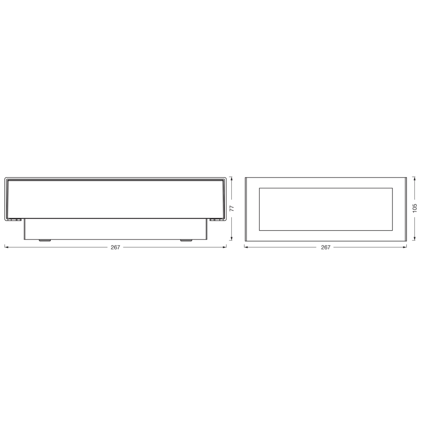 Osram - Außenwandleuchte ENDURA STYLE LED/10W/230V IP54 Anthrazit