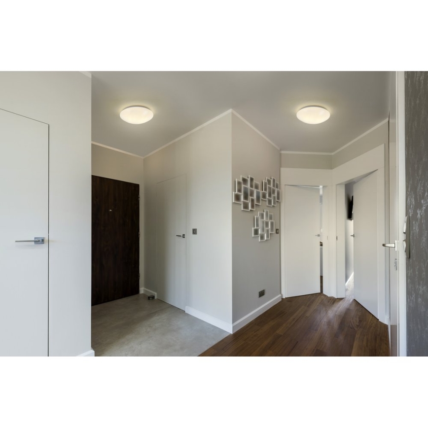 Osram - Deckenleuchte CEILING ESSENTIAL 2xE27/25W/230V Ø 35 cm weiß