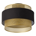 Osram - Deckenleuchte DECOR HORNET 1xE27/10W/230V Ø 30 cm schwarz/gold