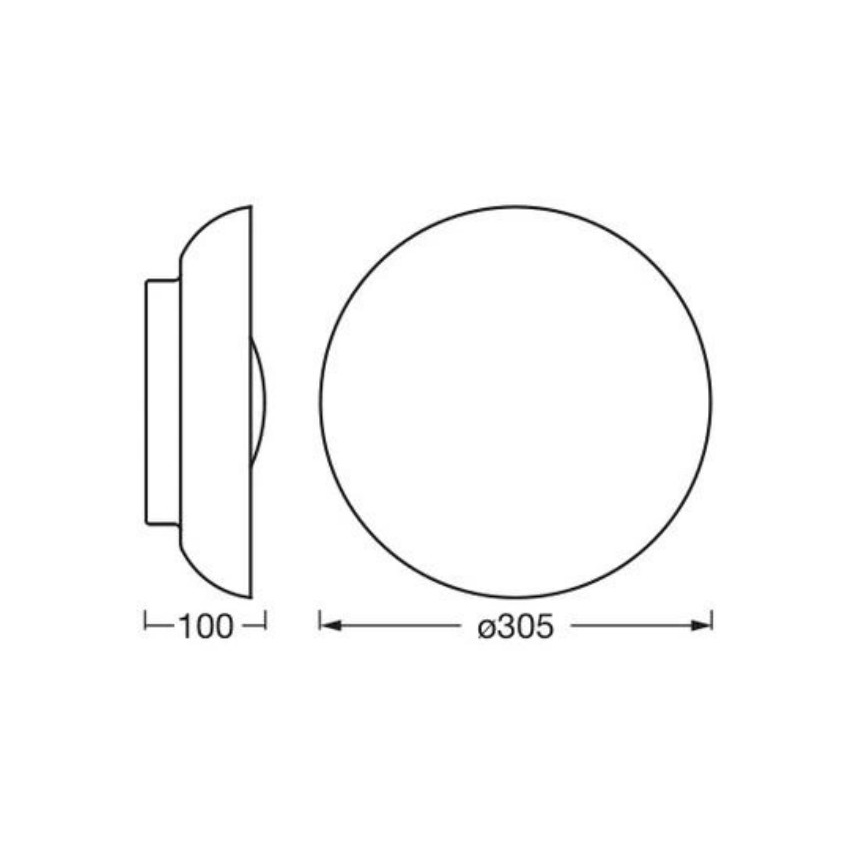 Osram - Deckenleuchte ORBIS MILAN 2xE27/10W/230V Ø 30,5 cm, braun