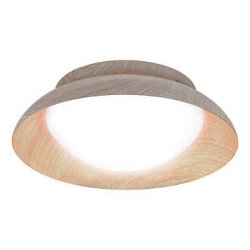 Osram - Deckenleuchte ORBIS MILAN 2xE27/10W/230V Ø 30,5 cm Holzdekor