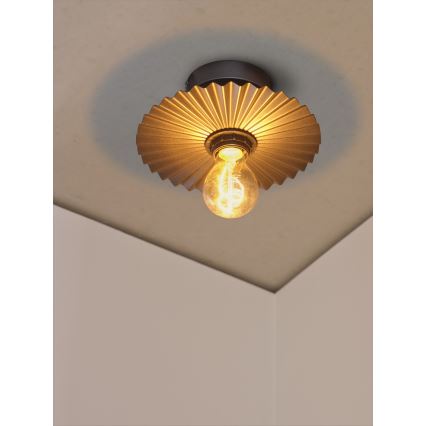 Osram - Deckenleuchte PLISSEE 1xE27/15W/230V Ø 20 cm anthrazit