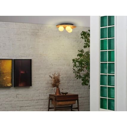 Osram - Deckenleuchte WOOD NEST 3xG9/5W/230V Gummibaumholz