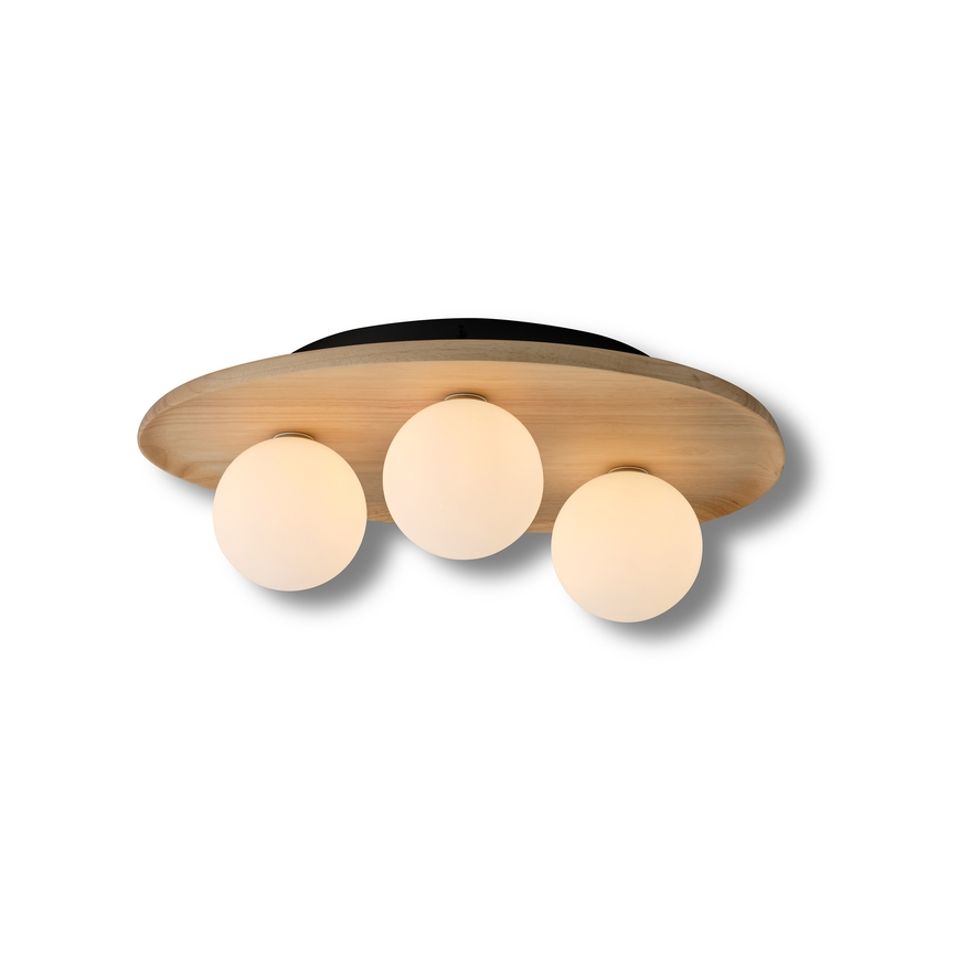 Osram - Deckenleuchte WOOD NEST 3xG9/5W/230V Gummibaumholz