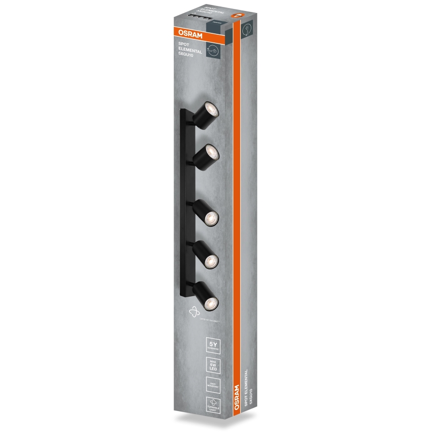 Osram - Deckenspot ELEMENTAL 5xGU10/6W/230V