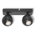 Osram - Deckenspot SPOT SPHERAL 2xGU10/6W/230V schwarz