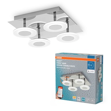 Osram - dimmbare LED-Badezimmer-Deckenleuchte SMART+ WAVE LED/24W/230V 3000-6500K IP44 Wi-Fi