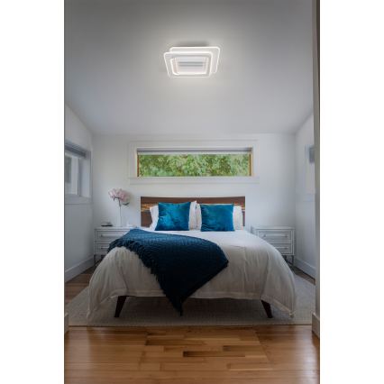 Osram - LED-dimmbare Deckenleuchte mit Ventilator LED/55W/230V 3000-6500K weiß + Fernbedienung