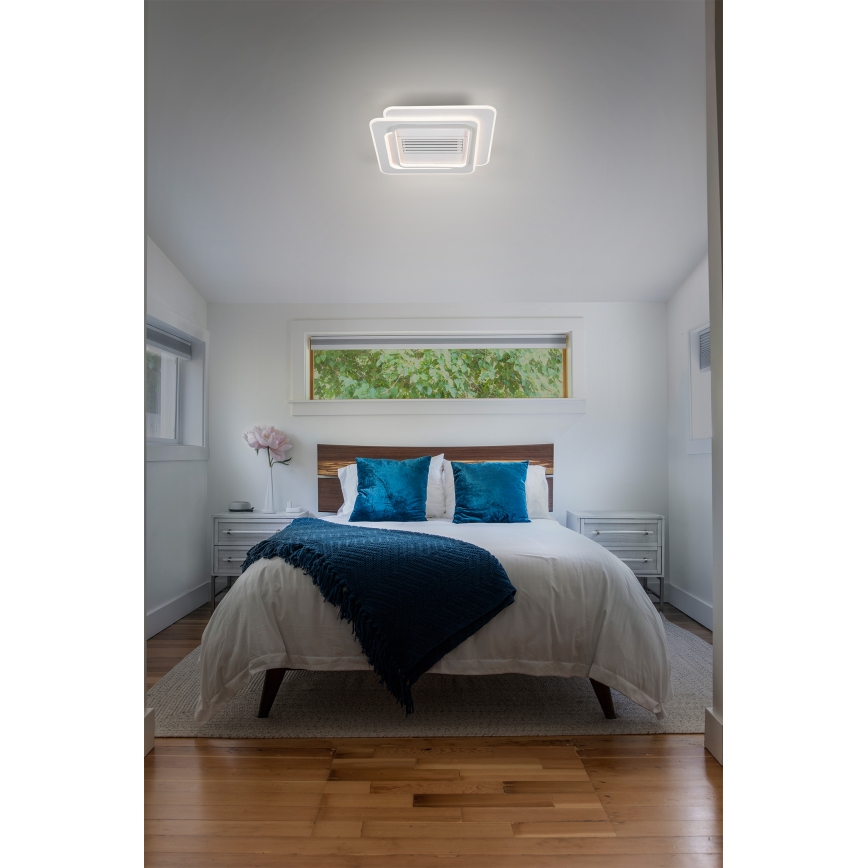 Osram - LED-dimmbare Deckenleuchte mit Ventilator LED/55W/230V 3000-6500K weiß + Fernbedienung