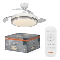 Osram - Dimmbare LED-Deckenleuchte mit Ventilator LEVECHE LED/36W/230V 3000/4000/6500K + Fernbedienung