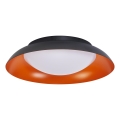 Osram - Dimmbare LED-Deckenleuchte ORBIS PLATE LED/35W/230V Ø 43 cm orange/schwarz