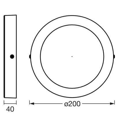 Osram - LED-dimmbare Deckenleuchte SMART+ DOWNLIGHT LED/12W/230V Ø 20 cm 3000-6500K Wi-Fi