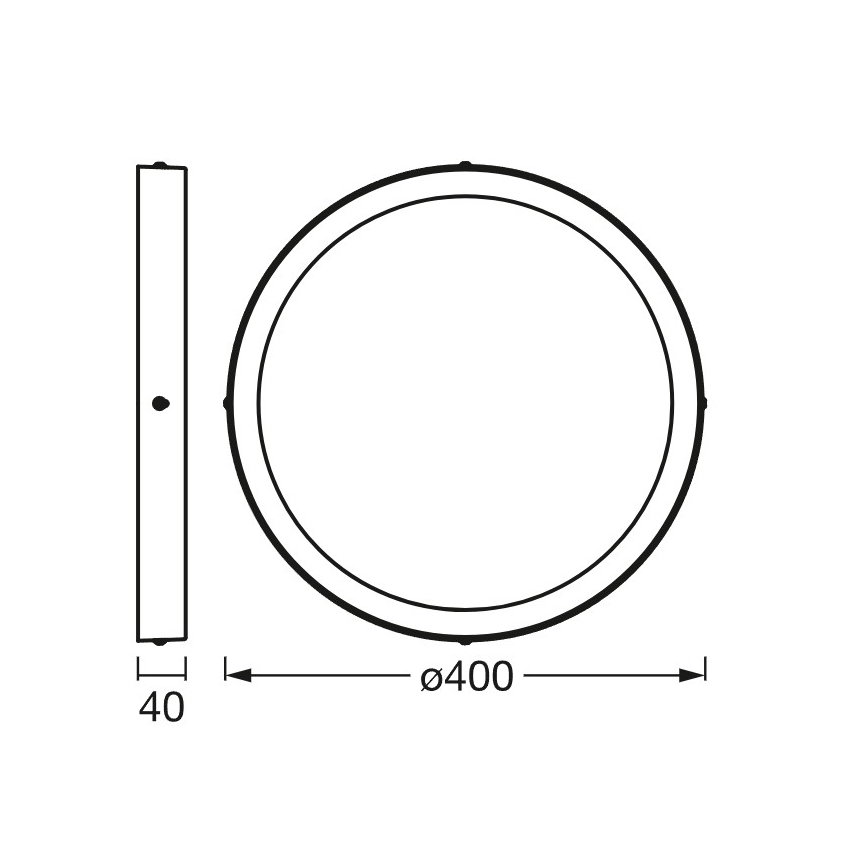 Osram - SMART+ DOWNLIGHT LED-dimmbare Deckenleuchte LED/22W/230V Ø 40 cm 3000-6500K Wi-Fi